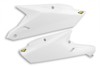 Side Number Plates for Yamaha - Side Number Panels White