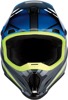 Z1R Rise MC Helmet Blue/Hi-Vis Yellow Large - MX helmet with DOT approval