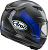 Arai Quantum-X Xen Helmet Blue Frost Medium - Full-face helmet with Xen graphic in Blue Frost