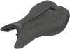 Sport Plain Suede Solo Seat Black Gel - For 09-12 Triumph Daytona 675