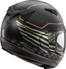 Arai Signet-X US Flag Helmet Black Frost XL - Full-face helmet with US Flag graphic