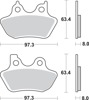 Sintered Brake Pads - 826H.Hs Sint Brake Pads Sbs