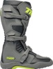 Thor Blitz XR Boots Gray/Charcoal Men's Size 9 - Durable off-road boots with secure fit