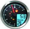 LCD Color Change Speedo and Tachometer Silver