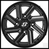 Chopper Wheel Black 4/110 14X7 5+2