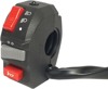 Universal Narrow Left Hand Switch - Lights, Signals, Horn - 28.5 mm Wide, Includes High-Beam Indicator