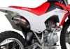 Enduro RS2 Carbon Fiber Stainless Steel Full Exhaust - For 14-18 Honda CRF125F/FB