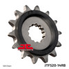 Front Steel Countershaft Sprocket w/ Rubber Damper - 14 Tooth 525