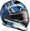 Z1R Warrant Neuron Snow Electric Helmet Blue/White S - Snow helmet with electric shield