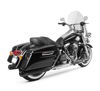 Comp-S Black Slip On Exhaust CF Cap - For 95-16 Harley Touring