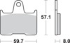 Sintered Brake Pads - 715Ls Sint Brake Pads Sbs