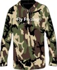 FLY TRADEMARK Hoodie Army Camo SM - Comfortable hoodie in Army Camo design