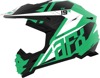 FX-19R Racing Full Face Offroad Helmet Matte Green/White Large