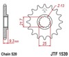 Front Steel Countershaft Sprocket - 14 Tooth 520