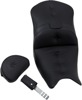 Road Sofa Pillow 2-Up Seat Black w/Backrest - For 18-20 Honda GL1800 Gold Wing