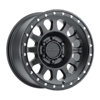 MR315 16x8 0mm Offset 6x5.5 106.25mm CB Matte Black Wheel