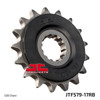 Front Steel Countershaft Sprocket w/ Rubber Damper - 17 Tooth 530