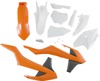 Full Plastic Kit - White/Orange/Black Original 2016 - Fits Many 16-18 KTM 125-450