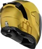Gold Airflite Jewel MIPS Motorcycle Helmet - Large - Meets ECE 22.05 and DOT FMVSS-218 Standards