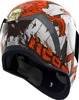 ICON Airform Trick or Street 3 Helmet - M Orange/White - Full face helmet with internal sun shield