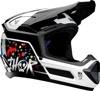 Thor Youth Fleet Splat Helmet - Large, Black/Multicolor - Youth MX helmet with ERT tech