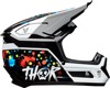 Thor Youth Fleet Splat Helmet - Large, Black/Multicolor - Youth MX helmet with ERT tech