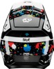 Thor Youth Fleet Splat Helmet - Large, Black/Multicolor - Youth MX helmet with ERT tech