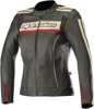 Women's Dyno V2 Leather Jacket Black/Red/White US X-Large