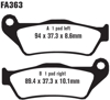 Standard Organic Brake Pads