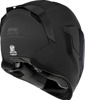 ICON Airflite Dark Helmet - Matte Black (M) - Full face helmet with smoke sun shield