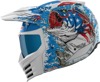 ICON Elsinore American Basstard Helmet XS Blue Unisex - Modular helmet with fog-free MX shield