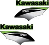 Factory Look Tank / Shroud Graphics - 2007 Style - For 06-08 Kawasaki KX250F/450F