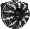 Inverted Series Air Cleaner Kits - Ness 10 Gauge Inv Big Sckr Blk