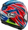 Arai Corsair-X Ogura Helmet Large Blue/Red - Premium full-face helmet with Ogura graphic