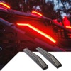 Apex Lights Red Running & Brake - 2 Lights w/ Plug & Play Harness - For 19-23 Polaris RZR XP / Turbo