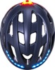 Central Lit Solid Bicycle Helmet - Matte Navy - S/M - S/M Light Helmet Front Led Blue Rear Red