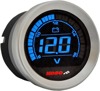 Silver HD-02 Series Gauge - Hd-02 2" Volt Meter, Silver