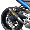 Carbon Fiber MGP Growler Slip On Exhaust - For 08-10 GSXR600 & GSXR750