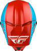 Kinetic Straight Edge Helmet Red/White/Blue Large