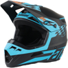 Answer AR1 Sweep Helmet Black/Astana/Hyper Orange 2XL - Off-road helmet in 2XL size