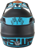 Answer AR1 Sweep Helmet Black/Astana/Hyper Orange 2XL - Off-road helmet in 2XL size