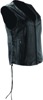 Sapphire Leather Vest Black Womens - Small