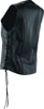 Sapphire Leather Vest Black Womens - Small