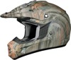 FX-17 Full Face Offroad Helmet Brown/Green/Multi Small