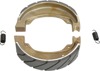 Grooved Organic Brake Shoes - Honda TRX250 GB500