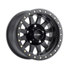 MR304 Double Standard 17x8.5 0mm Offset 5x150 116.5mm CB Matte Black Wheel