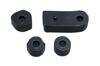 Driver Floorboard Spacers 18-Up Softail Models Gloss Black