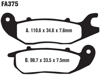 Standard Organic Brake Pads