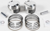 V-Twin Piston Kit 10:1 Compression - 3.498in Bore (STD) - For 84-99 Harley Touring Softail Dyna