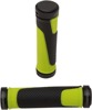 Yellow & Black 997 Lock-On Open End Locking ATV Grips w/ End Plugs - Also fits Watercraft & MTB